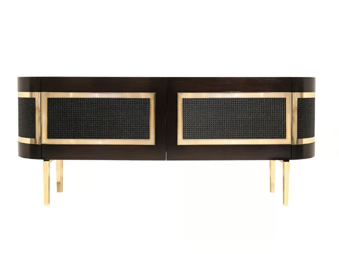 BULLOCK - Wooden sideboard with doors _ ANA ROQUE INTERIORS